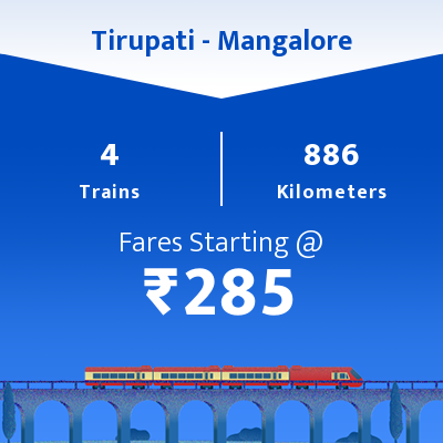 Tirupati To Mangalore Trains